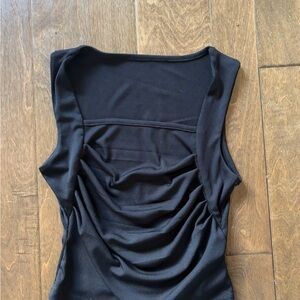Elegant Black Sleeveless Top